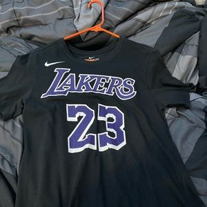 Black Nike Lakers T-shirt - Size Medium